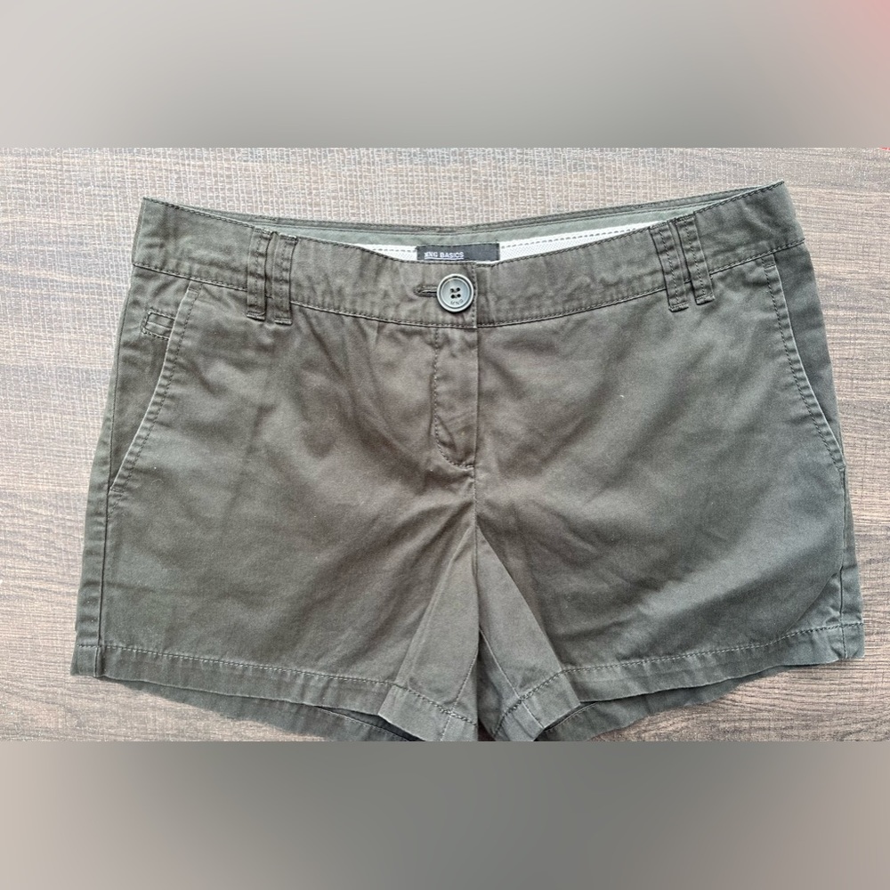 Mango Dark Green Shorts